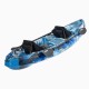 SCK Nereus HD Θαλάσσιο καγιάκ 3 θέσεων - Μπλε/ Άσπρο Camo (surf2907)