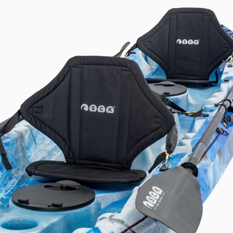 SCK Nereus HD Θαλάσσιο καγιάκ 3 θέσεων - Μπλε/ Άσπρο Camo (surf2907)