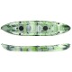 Nereus HD θαλάσσιο καγιάκ 2+1 θέσεων SCK πράσινο- άσπρο-μαυρο (surf2704)