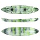 Nereus HD θαλάσσιο καγιάκ 2+1 θέσεων SCK πράσινο- άσπρο-μαυρο (surf2704)