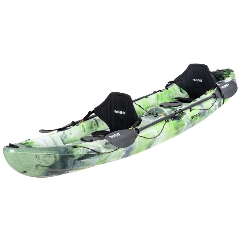 Nereus HD θαλάσσιο καγιάκ 2+1 θέσεων SCK πράσινο- άσπρο-μαυρο (surf2704)