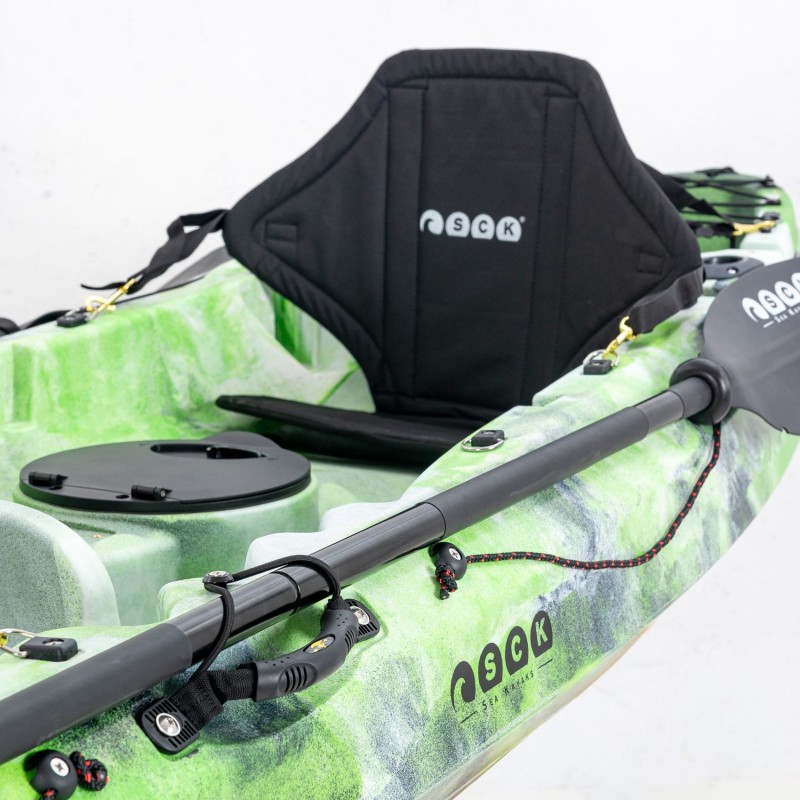 Nereus HD θαλάσσιο καγιάκ 2+1 θέσεων SCK πράσινο- άσπρο-μαυρο (surf2704)