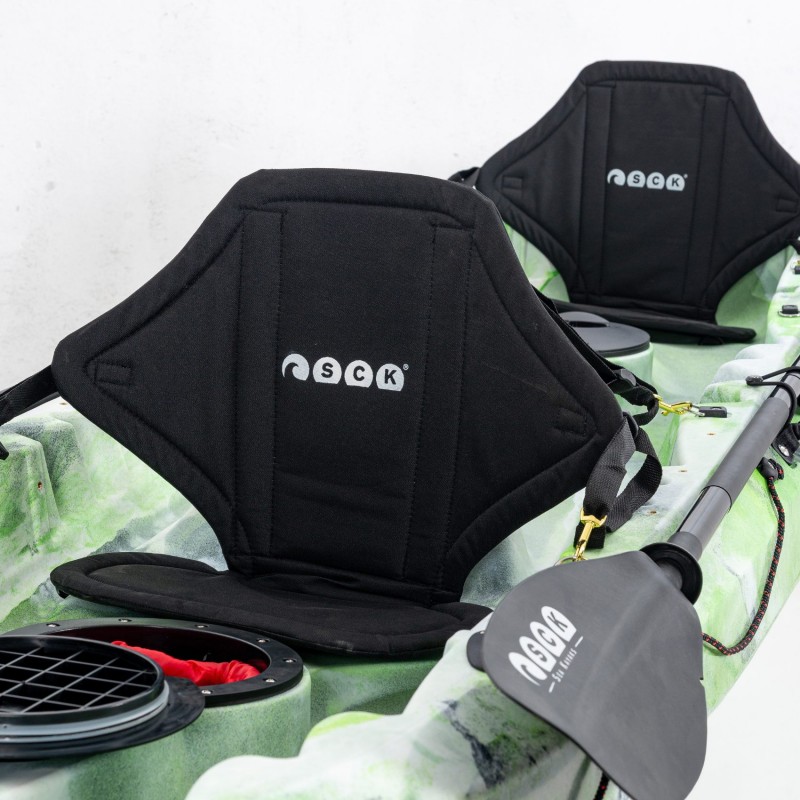 Nereus HD θαλάσσιο καγιάκ 2+1 θέσεων SCK πράσινο- άσπρο-μαυρο (surf2704)