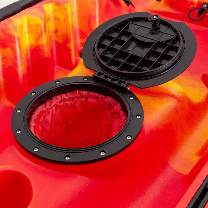 Nereus HD θαλάσσιο καγιάκ 2+1 θέσεων SCK κόκκινο- κίτρινο (surf2672)