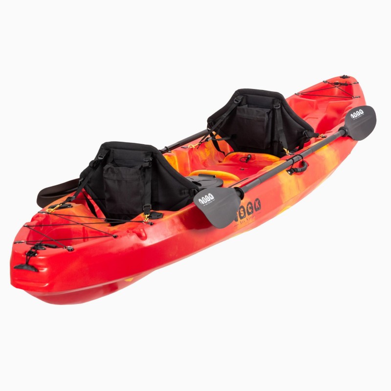 Nereus HD θαλάσσιο καγιάκ 2+1 θέσεων SCK κόκκινο- κίτρινο (surf2672)