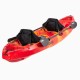 Nereus HD θαλάσσιο καγιάκ 2+1 θέσεων SCK κόκκινο- κίτρινο (surf2672)