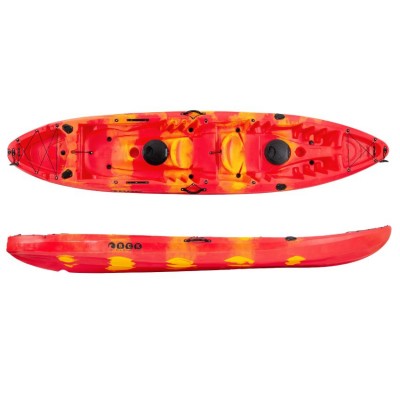 Nereus HD θαλάσσιο καγιάκ 2+1 θέσεων SCK κόκκινο- κίτρινο (surf2672)