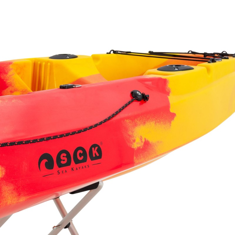 SCK Nereus HD Θαλάσσιο καγιάκ 3 θέσεων - Κόκκινο/Κίτρινο (surf2905)