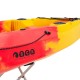 SCK Nereus HD Θαλάσσιο καγιάκ 3 θέσεων - Κόκκινο/Κίτρινο (surf2905)