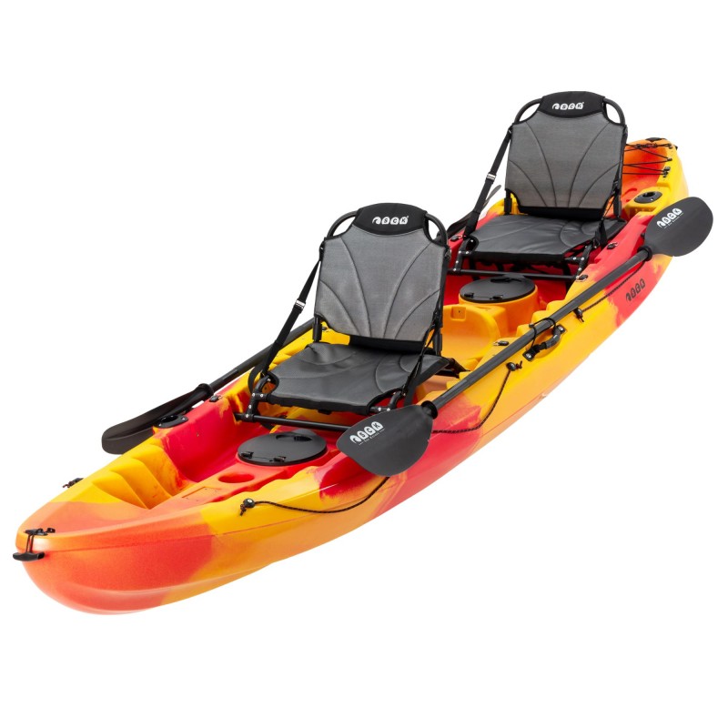 SCK Nereus HD Θαλάσσιο καγιάκ 3 θέσεων - Κόκκινο/Κίτρινο (surf2905)