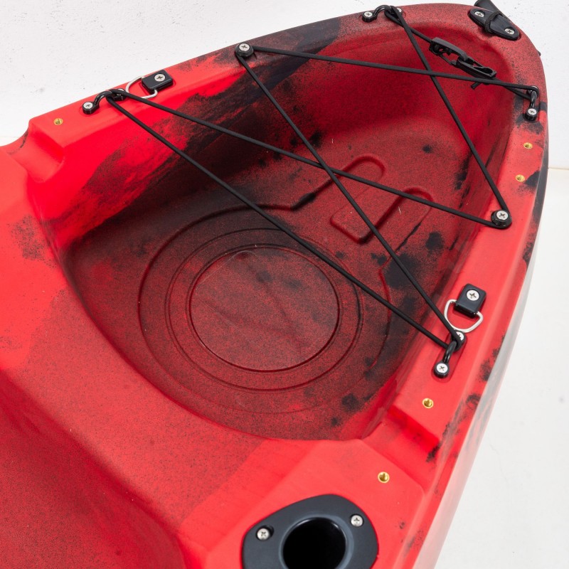 SCK Nereus HD Θαλάσσιο καγιάκ 3 θέσεων - Κόκκινο/Μαύρο (surf2902)