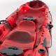 SCK Nereus HD Θαλάσσιο καγιάκ 3 θέσεων - Κόκκινο/Μαύρο (surf2902)