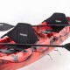 SCK Nereus HD Θαλάσσιο καγιάκ 3 θέσεων - Κόκκινο/Μαύρο (surf2902)