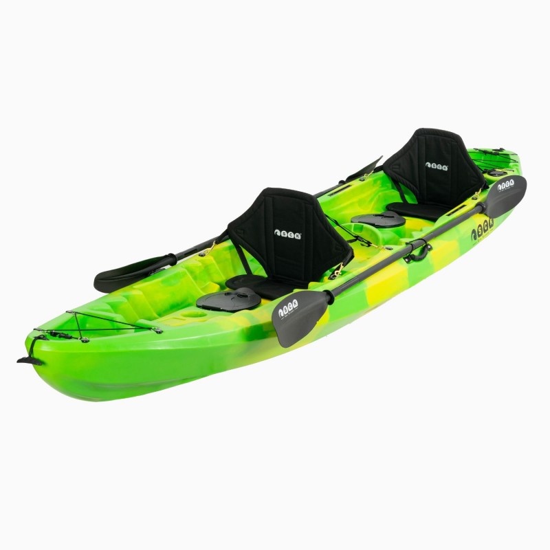 Nereus HD θαλάσσιο καγιάκ 2+1 θέσεων SCK πράσινο-κίτρινο (surf2676)