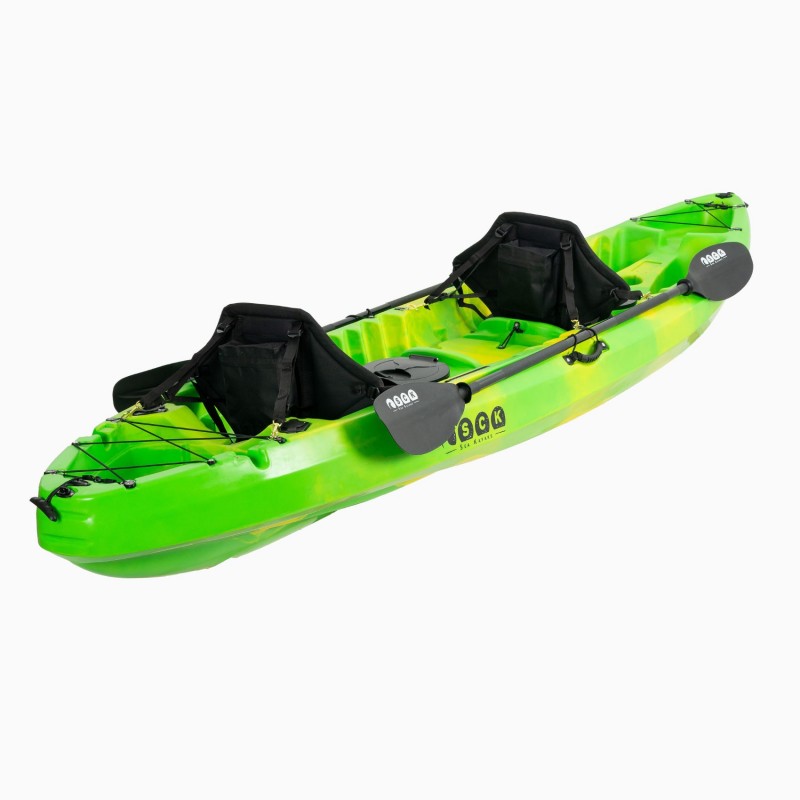 Nereus HD θαλάσσιο καγιάκ 2+1 θέσεων SCK πράσινο-κίτρινο (surf2676)