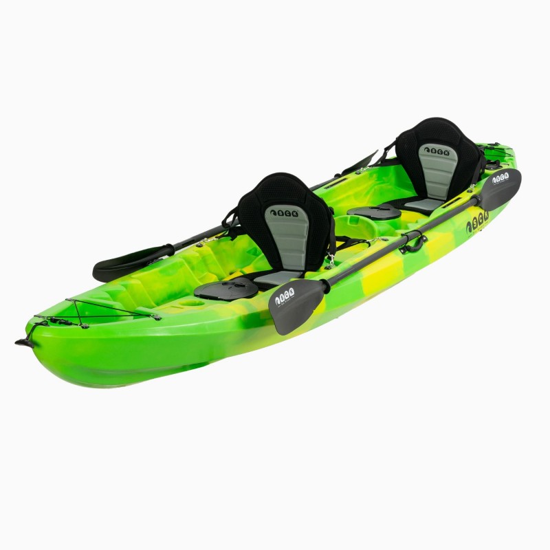 Nereus HD θαλάσσιο καγιάκ 2+1 θέσεων SCK πράσινο-κίτρινο (surf2676)