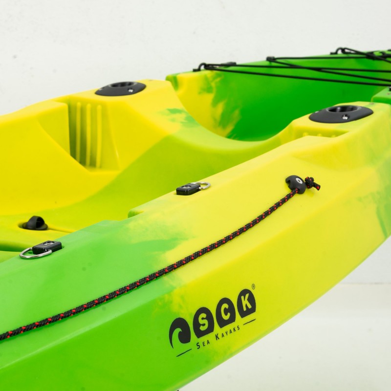 SCK Nereus HD Θαλάσσιο καγιάκ 3 θέσεων - Κίτρινο/Πράσινο (surf2904)