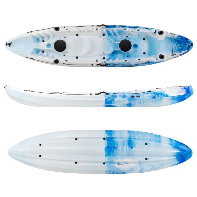 SCK Nereus HD Θαλάσσιο καγιάκ 3 θέσεων - Άσπρο/Γαλάζιο (surf2906)