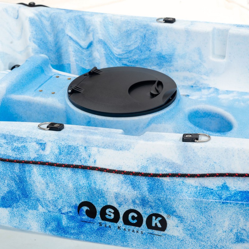 SCK Nereus HD Θαλάσσιο καγιάκ 3 θέσεων - Άσπρο/Γαλάζιο (surf2906)
