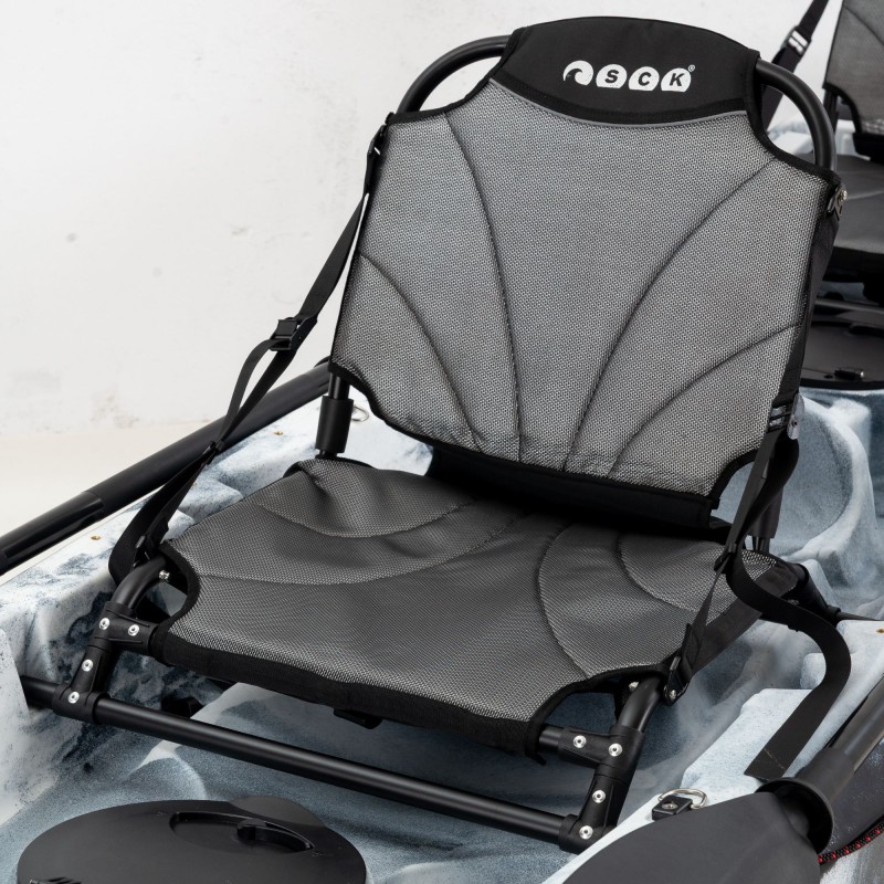 SCK Nereus HD Θαλάσσιο καγιάκ 3 θέσεων - Άσπρο/Μαύρο (surf2901)