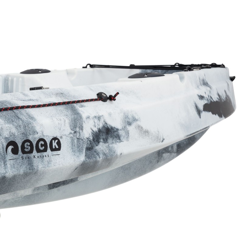 SCK Nereus HD Θαλάσσιο καγιάκ 3 θέσεων - Άσπρο/Μαύρο (surf2901)