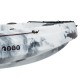 SCK Nereus HD Θαλάσσιο καγιάκ 3 θέσεων - Άσπρο/Μαύρο (surf2901)