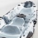 SCK Nereus HD Θαλάσσιο καγιάκ 3 θέσεων - Άσπρο/Μαύρο (surf2901)