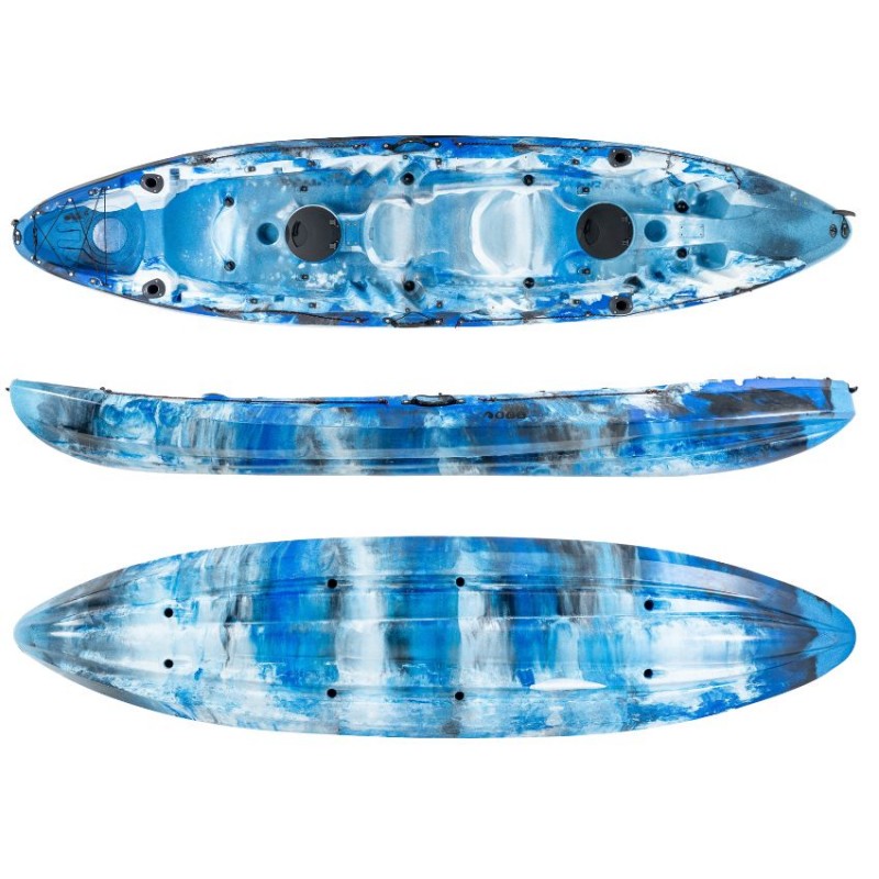 Nereus HD θαλάσσιο καγιάκ 2+1 θέσεων SCK μπλε- άσπρο-μαυρο (surf2705)