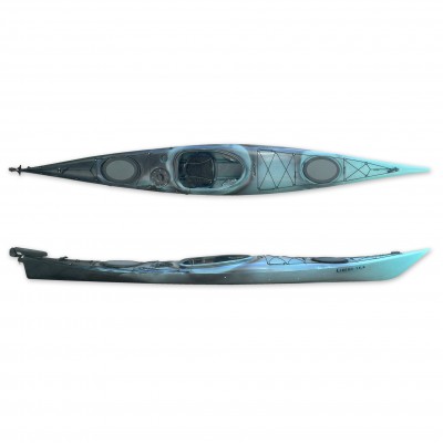 SCK Libero 16.4 μονοθέσιο sit-in καγιάκ 500 Τυρκουάζ-Μαύρο (surf0201-5008111)