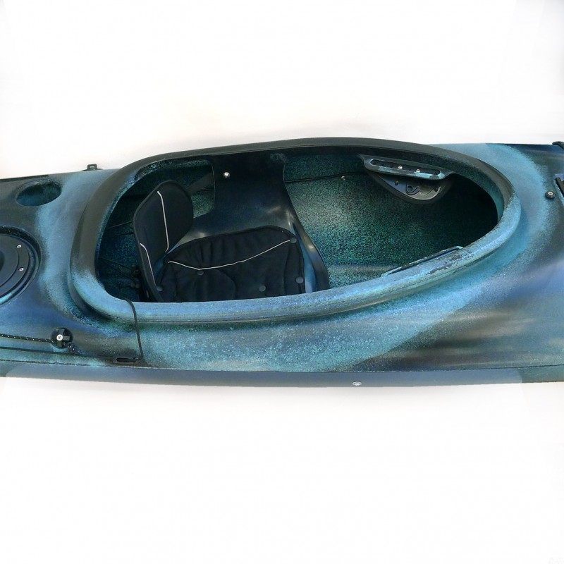 SCK Libero 16.4 μονοθέσιο sit-in καγιάκ 500 Τυρκουάζ-Μαύρο (surf0201-5008111)