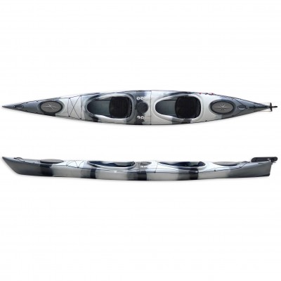 Hug διθέσιο sit-in καγιάκ SCK - Άσπρο/Μαύρο (surf0201-52078)