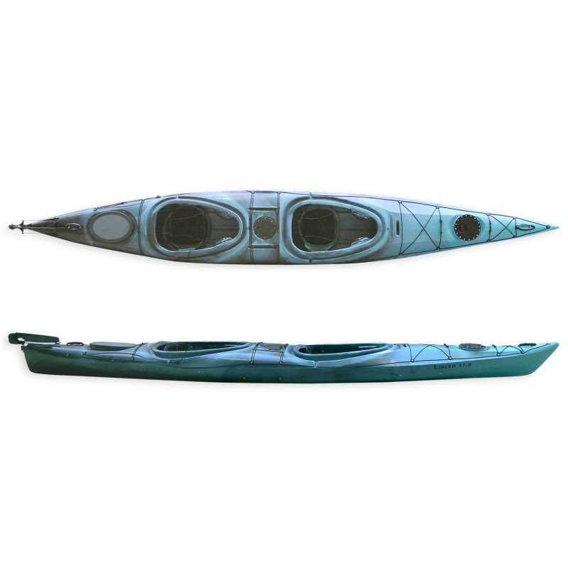 SCK Libero17 διθέσιο sit-in καγιάκ 520 | Τυρκουάζ-Μαύρο (surf2805)