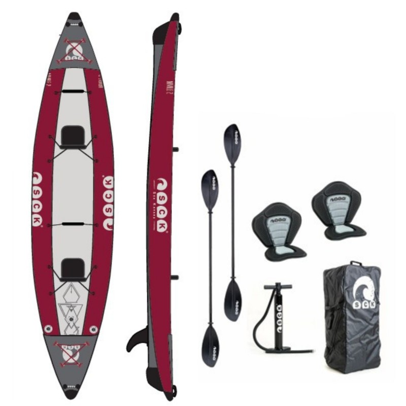 SCK NAVALE 2 Φουσκωτό διθέσιο καγιάκ με drop-stitch πάτο (surf2838)