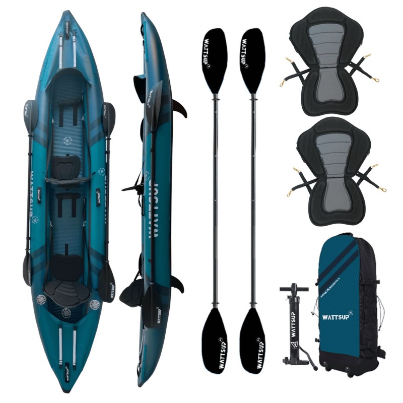 WATTSUP Cod 2 Φουσκωτό 2θέσιο καγιάκ με drop-stitch πάτο (surf2763)