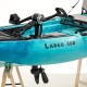 SCK Largo 300 Μονοθέσιο Pedal Kayak ready με αλουμινίου κάθισμα και τιμονιέρα | Μπλε-Τυρκουάζ (surf300111)