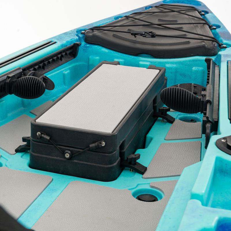 SCK Largo 300 Μονοθέσιο Pedal Kayak ready με αλουμινίου κάθισμα και τιμονιέρα | Μπλε-Τυρκουάζ (surf300111)