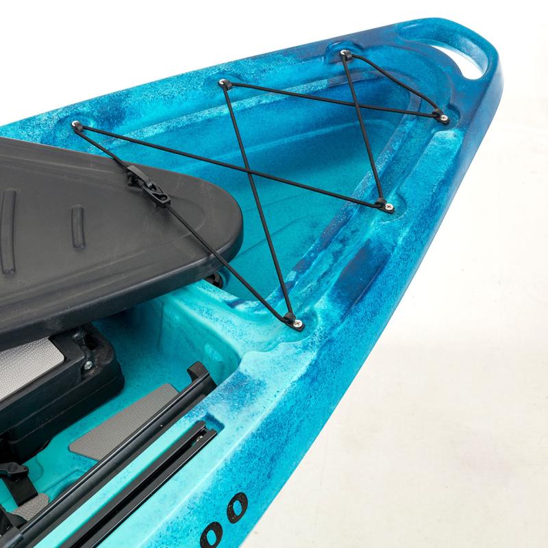 SCK Largo 300 Μονοθέσιο Pedal Kayak ready με αλουμινίου κάθισμα και τιμονιέρα | Μπλε-Τυρκουάζ (surf300111)
