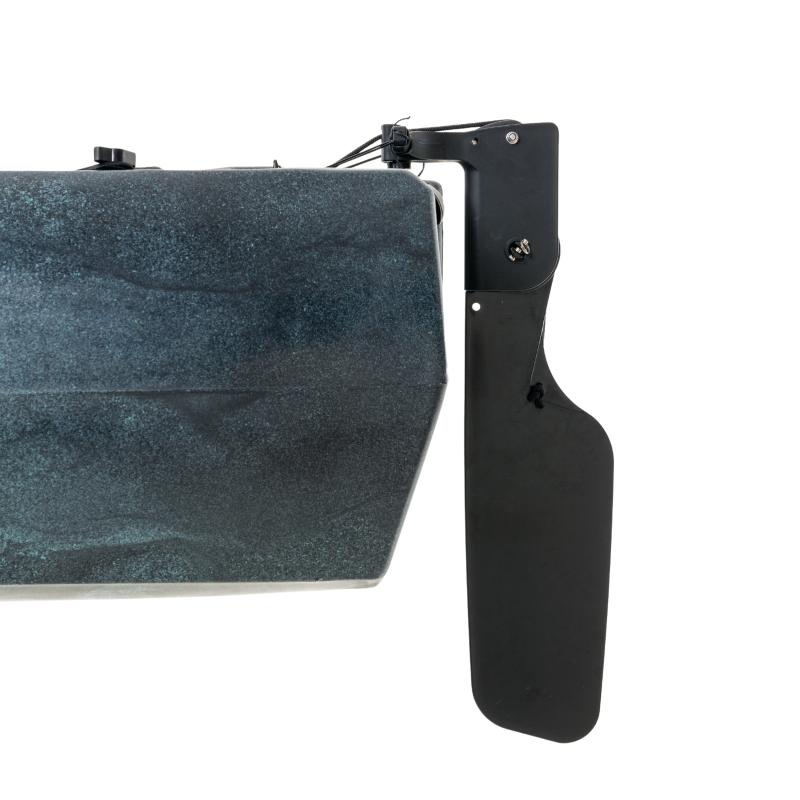 SCK Cargo 320 Μονοθέσιο Pedal Kayak ready με αλουμινίου κάθισμα και τιμονιέρα | Μαύρο-Τυρκουάζ (surf32082)