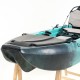 SCK Cargo 320 Μονοθέσιο Pedal Kayak ready με αλουμινίου κάθισμα και τιμονιέρα | Μαύρο-Τυρκουάζ (surf32082)