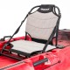 SCK Cargo 320 Μονοθέσιο Pedal Kayak ready με αλουμινίου κάθισμα και τιμονιέρα | Μαύρο-Κόκκινο (surf32048)