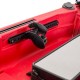 SCK Cargo 320 Μονοθέσιο Pedal Kayak ready με αλουμινίου κάθισμα και τιμονιέρα | Μαύρο-Κόκκινο (surf32048)