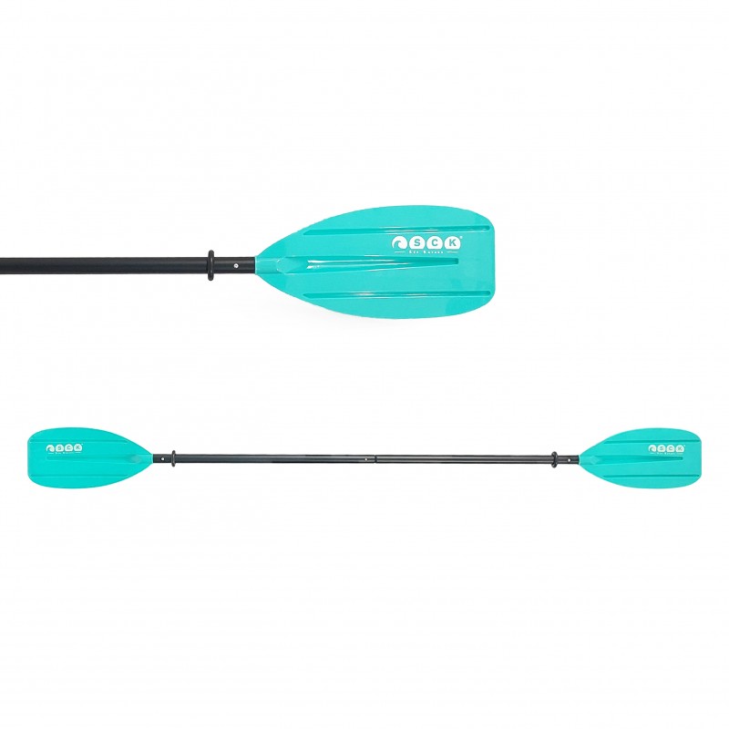 Κουπί καγιάκ παιδικό 183cm διαιρούμενο Αλουμινίου - Τυρκουάζ SCK (surf2886)