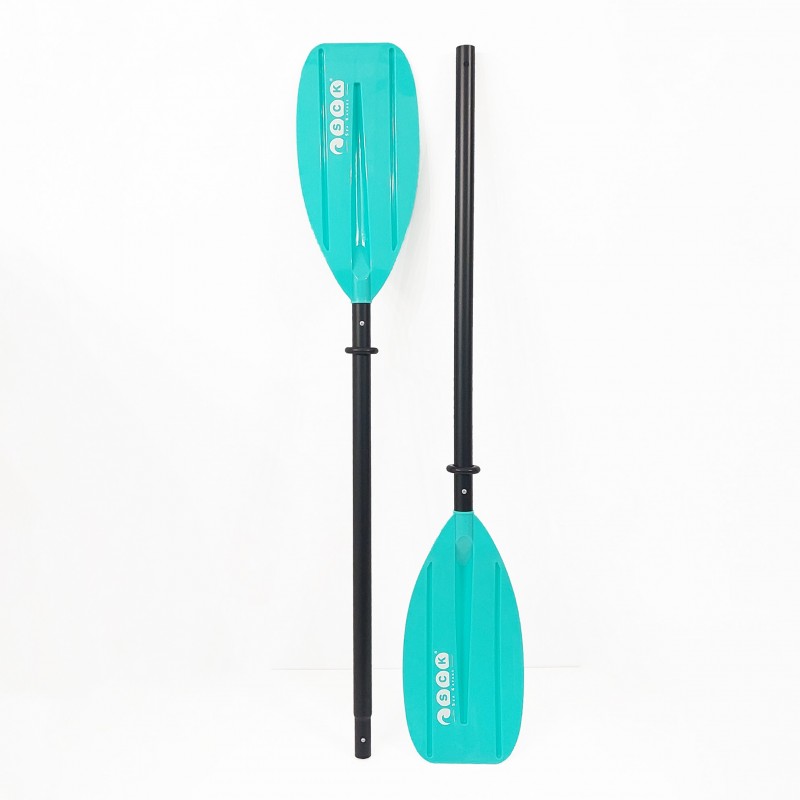 Κουπί καγιάκ παιδικό 183cm διαιρούμενο Αλουμινίου - Τυρκουάζ SCK (surf2886)