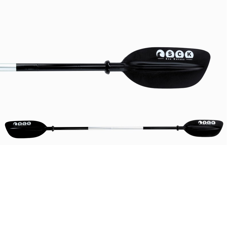 Κουπί καγιάκ διαιρούμενο 220cm Αλουμινίου SCK Μαύρο (surf2697)