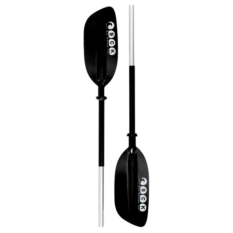 Κουπί καγιάκ διαιρούμενο 220cm Αλουμινίου SCK Μαύρο (surf2697)