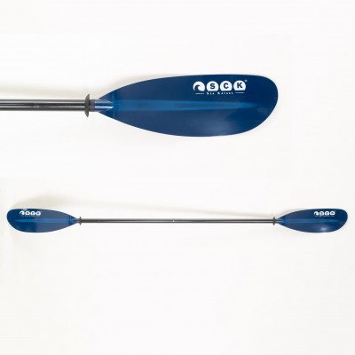 Κουπί καγιάκ 220cm Carbon & Υαλοΰφασμα με ABS λεπίδες Μπλε SCK (surf0205-22028119)