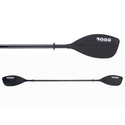 Κουπί καγιάκ 220cm διαιρούμενο ενισχυμένο αλουμινίου - Μαύρο SCK (surf2702)