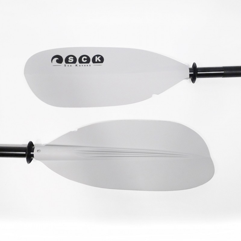 Κουπί καγιάκ Deluxe ρυθμιζόμενο 217-227cm Αλουμινίου διαιρούμενο - Άσπρο SCK (surf0205-232716)