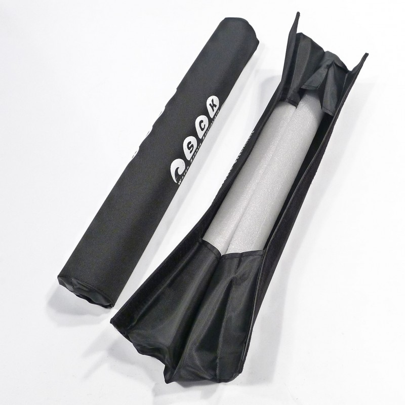 SCK μαξιλαράκια μικρά για τετράγωνες σχάρες οροφής 19″ σετ – Μαύρα (surf0206-1981)