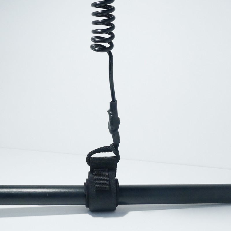 Leash για κουπί καγιάκ σπιράλ μαύρο (surf0207-4829)